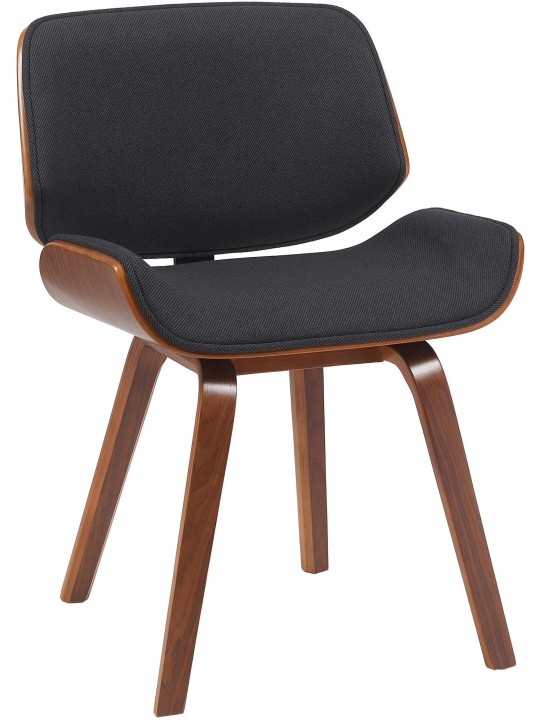 Silla de visita tela Beverly, nogal/negro Silla de visita tela Beverly, nogal/negro