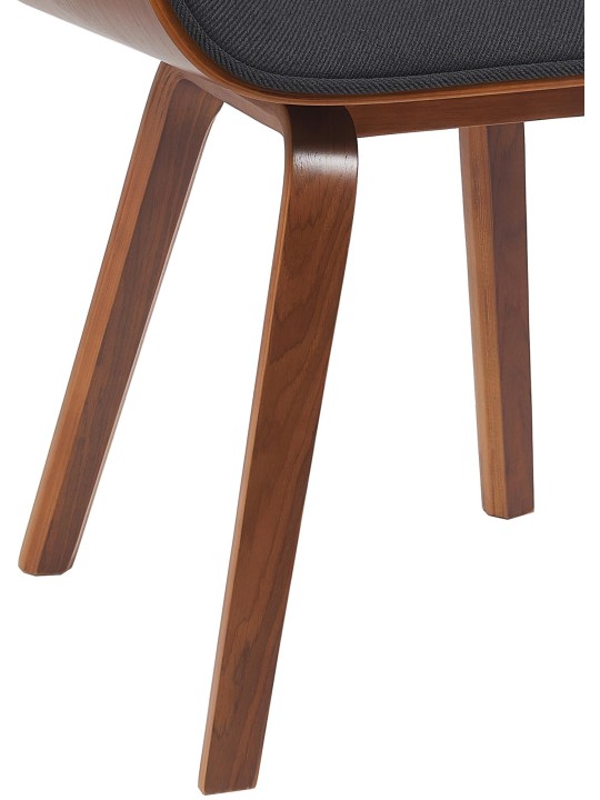 Silla de visita tela Beverly, nogal/negro Silla de visita tela Beverly, nogal/negro