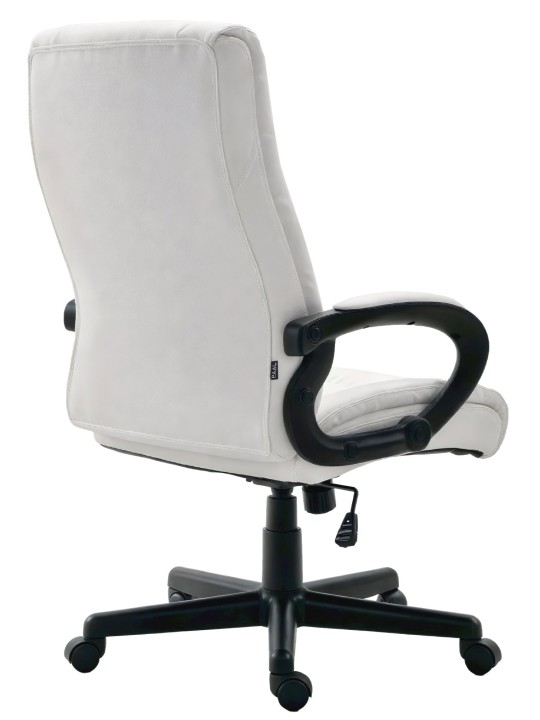 Silla de oficina XL Sparta piel sintética, blanco