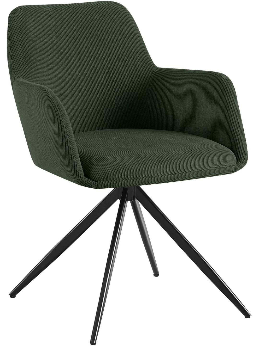 Silla de comedor Olema Cord, verde