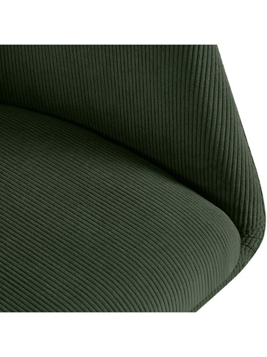 Silla de comedor Olema Cord, verde