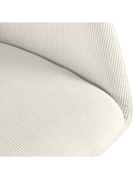 Silla de comedor Olema Cord, crema Silla de comedor Olema Cord, crema