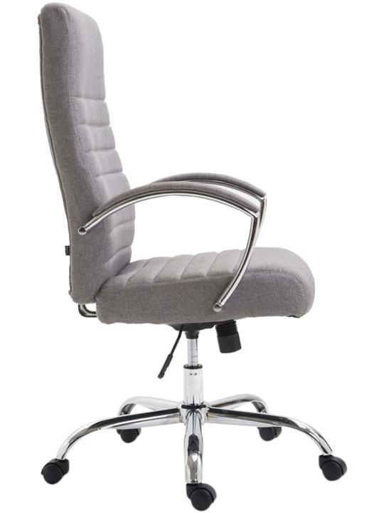 Silla de oficina tela Valais, gris
