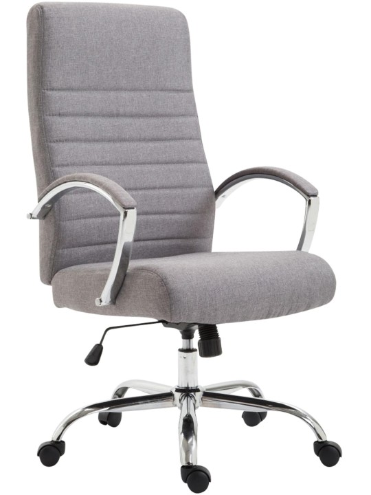 Silla de oficina tela Valais, gris