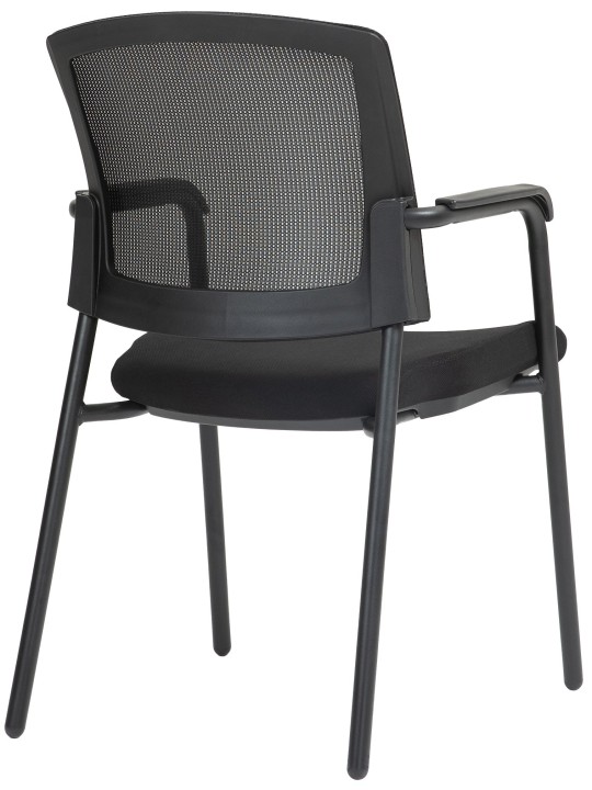 Juego de 2 sillas de visita Volga, negro