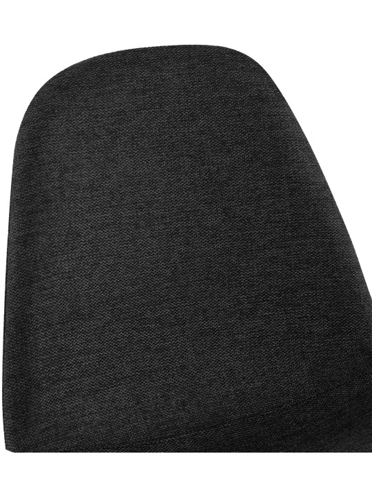 Silla de comedor tela Napier, negro