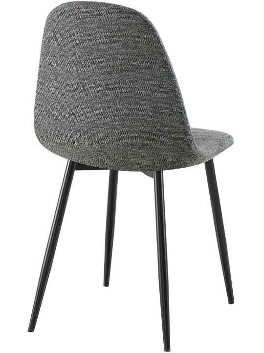 Silla de comedor tela Napier, gris