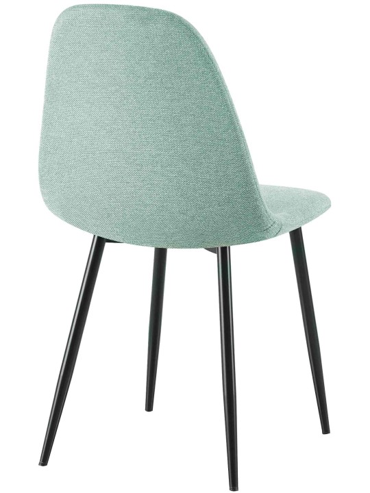 Silla de comedor tela Napier, verde claro