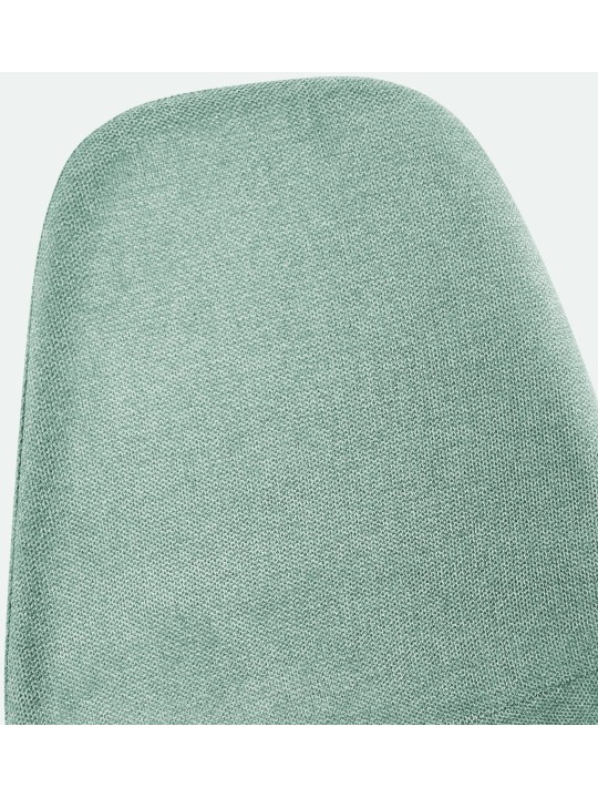 Silla de comedor tela Napier, verde claro
