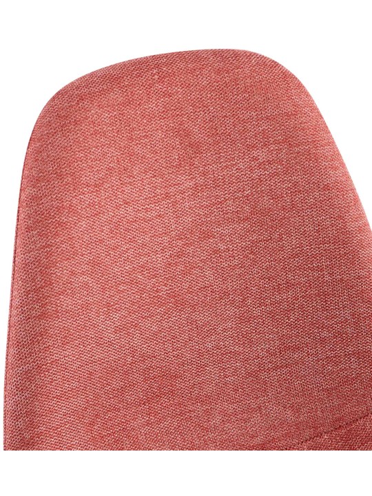 Juego de 4 sillas de comedor tela Napier, naranja