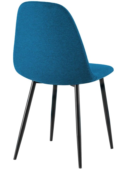 Silla de comedor tela Napier, azul