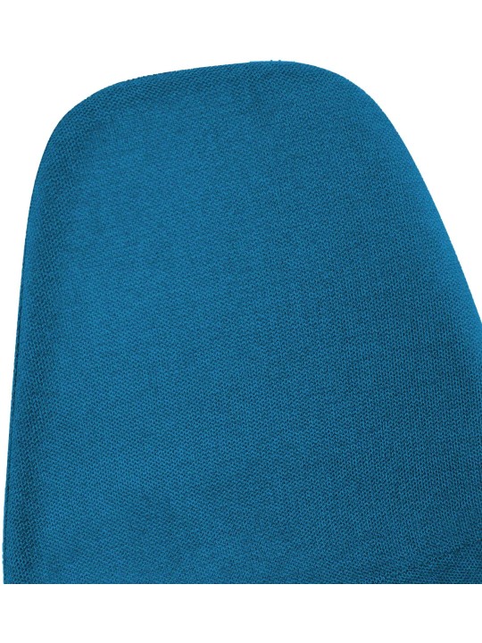 Juego de 4 sillas de comedor tela Napier, azul