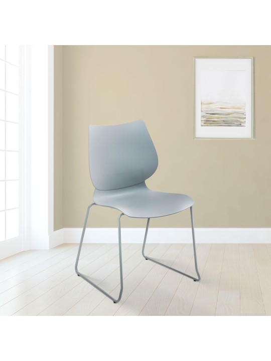 Conjunto de 2 sillas Houma, gris