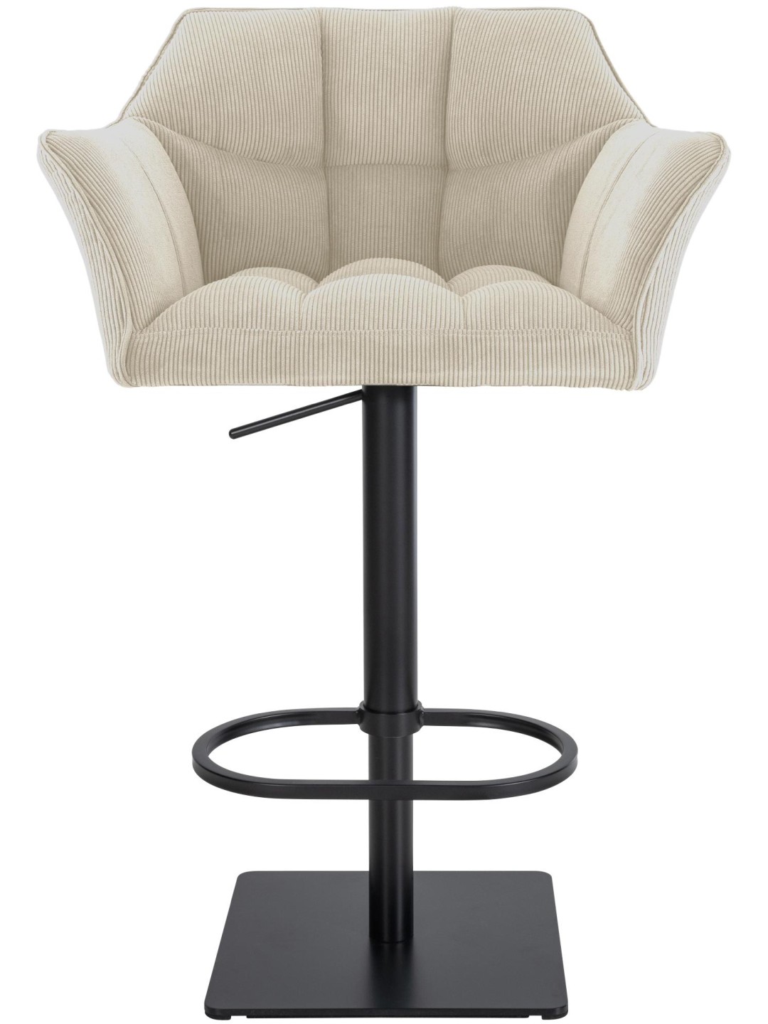 Taburete de bar Damaso B Cordón, crema