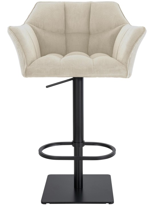 Taburete de bar Damaso B Cordón, crema