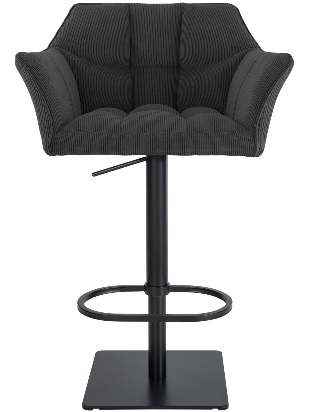 Taburete de bar Damaso B Cordón, gris oscuro