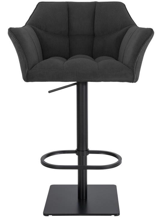 Taburete de bar Damaso B Cordón, gris oscuro