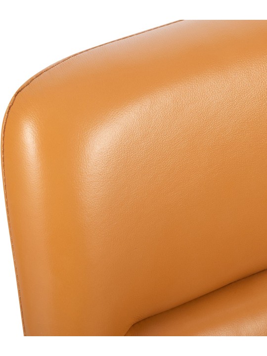 Silla de oficina Hilda de cuero auténtico, marrón Silla de oficina Hilda de cuero auténtico, marrón