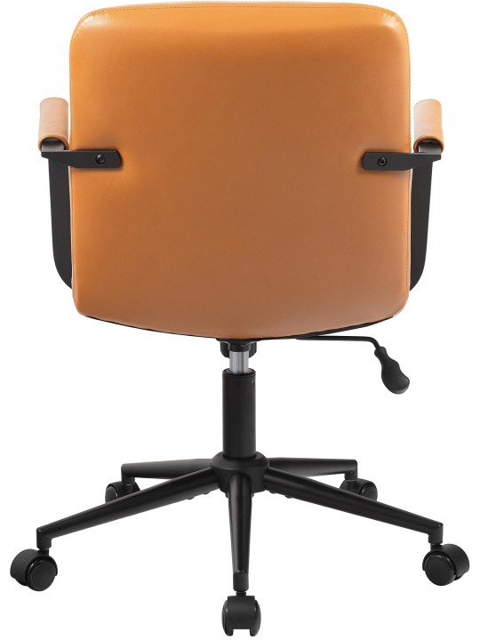 Silla de oficina Hilda de cuero auténtico, marrón Silla de oficina Hilda de cuero auténtico, marrón