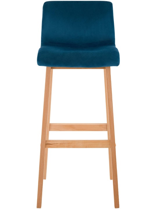 Taburete de bar Hoover Velvet Natura, azul Taburete de bar Hoover Velvet Natura, azul