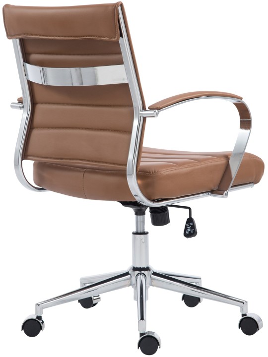 Silla de oficina Oakland polipiel, marrón claro Silla de oficina Oakland polipiel, marrón claro