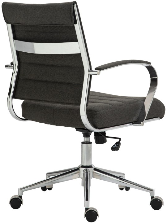 Silla de oficina Oakland tela, gris oscuro