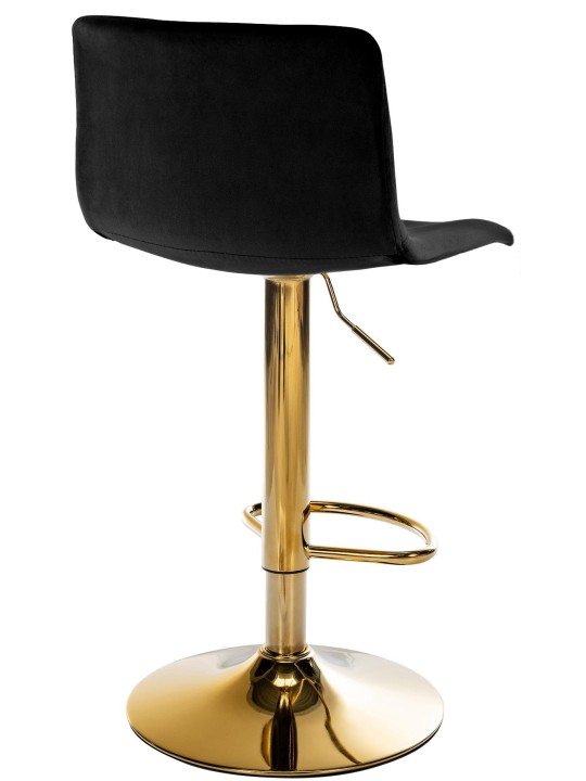 Taburete de bar Hoover terciopelo G, negro