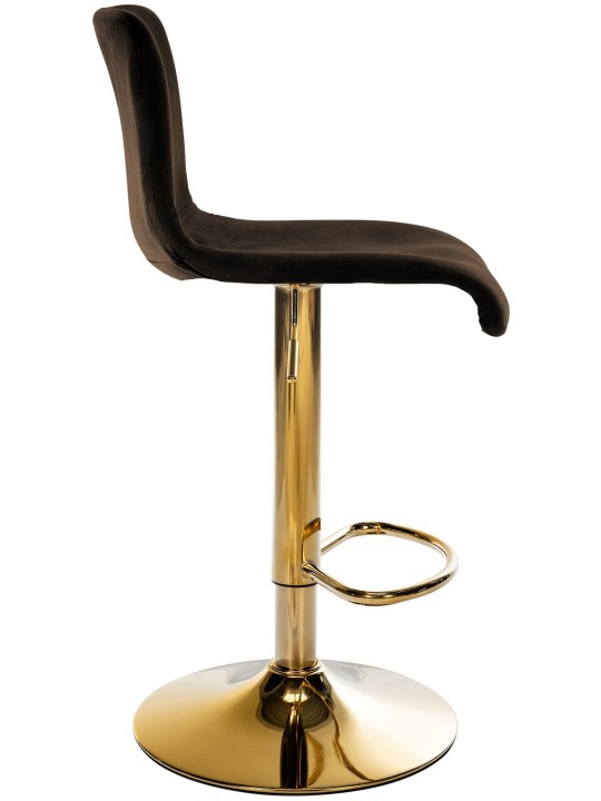 Taburete de bar Hoover terciopelo G, marrón Taburete de bar Hoover terciopelo G, marrón