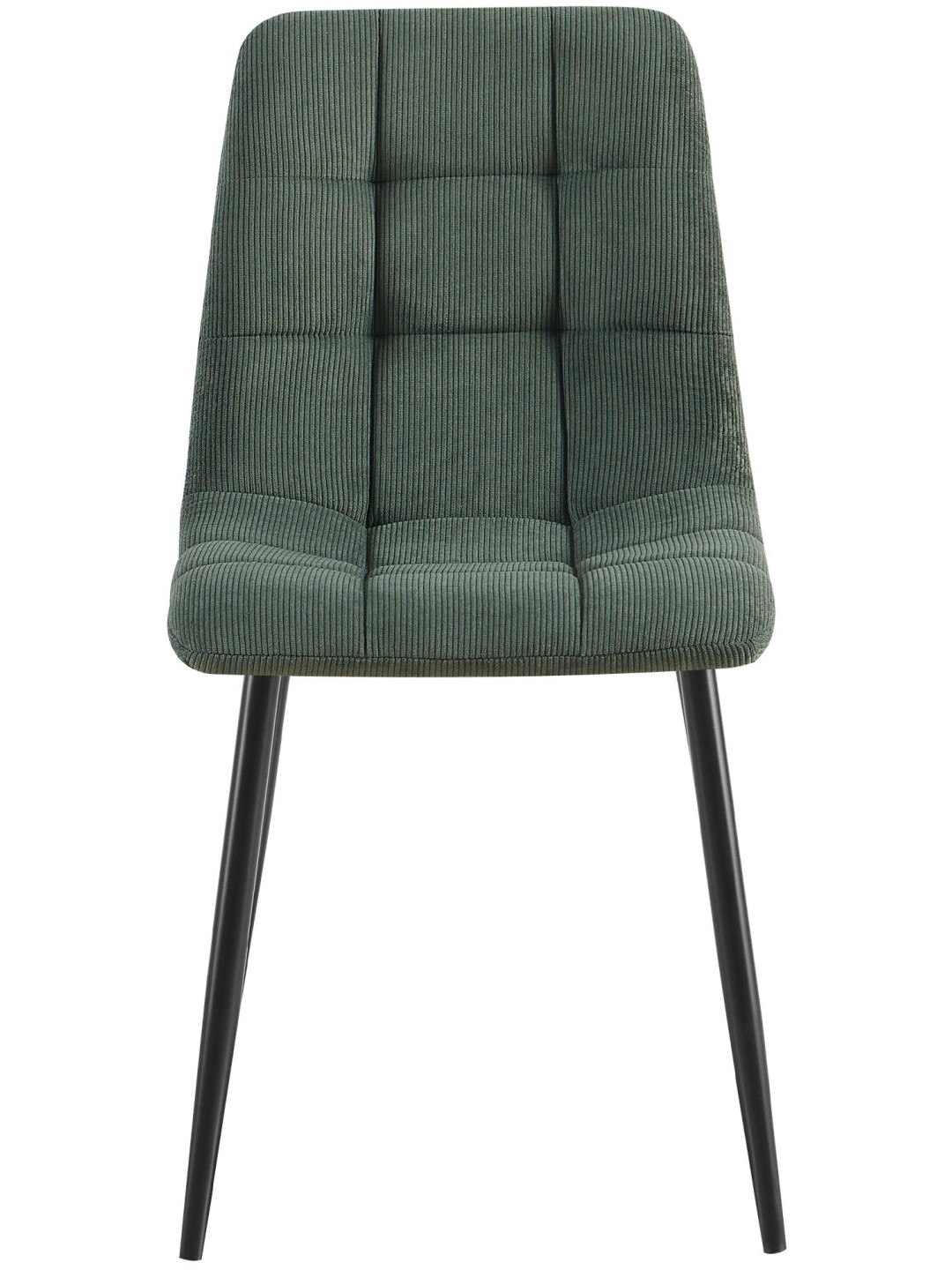 Juego de 2 sillas de comedor Antibes Cord, verde