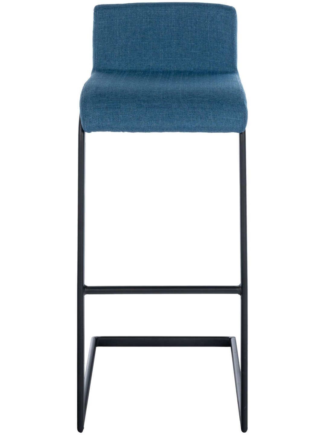 Juego de 2 taburetes de bar tela Newport B, azul