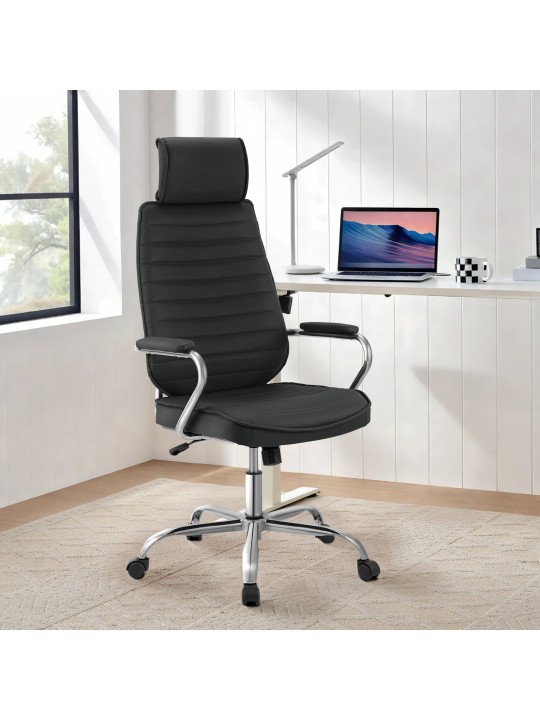 Silla de oficina Rako, negro