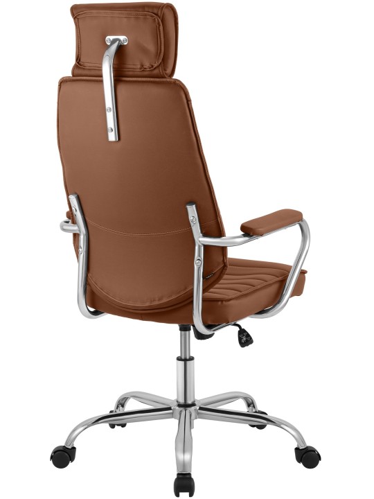 Silla de oficina Rako, marrón claro Silla de oficina Rako, marrón claro