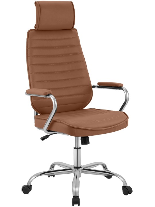 Silla de oficina Rako, marrón claro Silla de oficina Rako, marrón claro