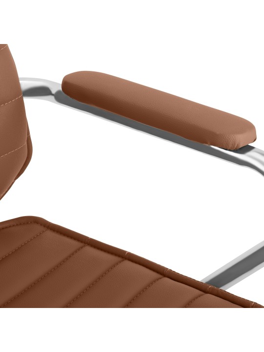 Silla de oficina Rako, marrón claro Silla de oficina Rako, marrón claro