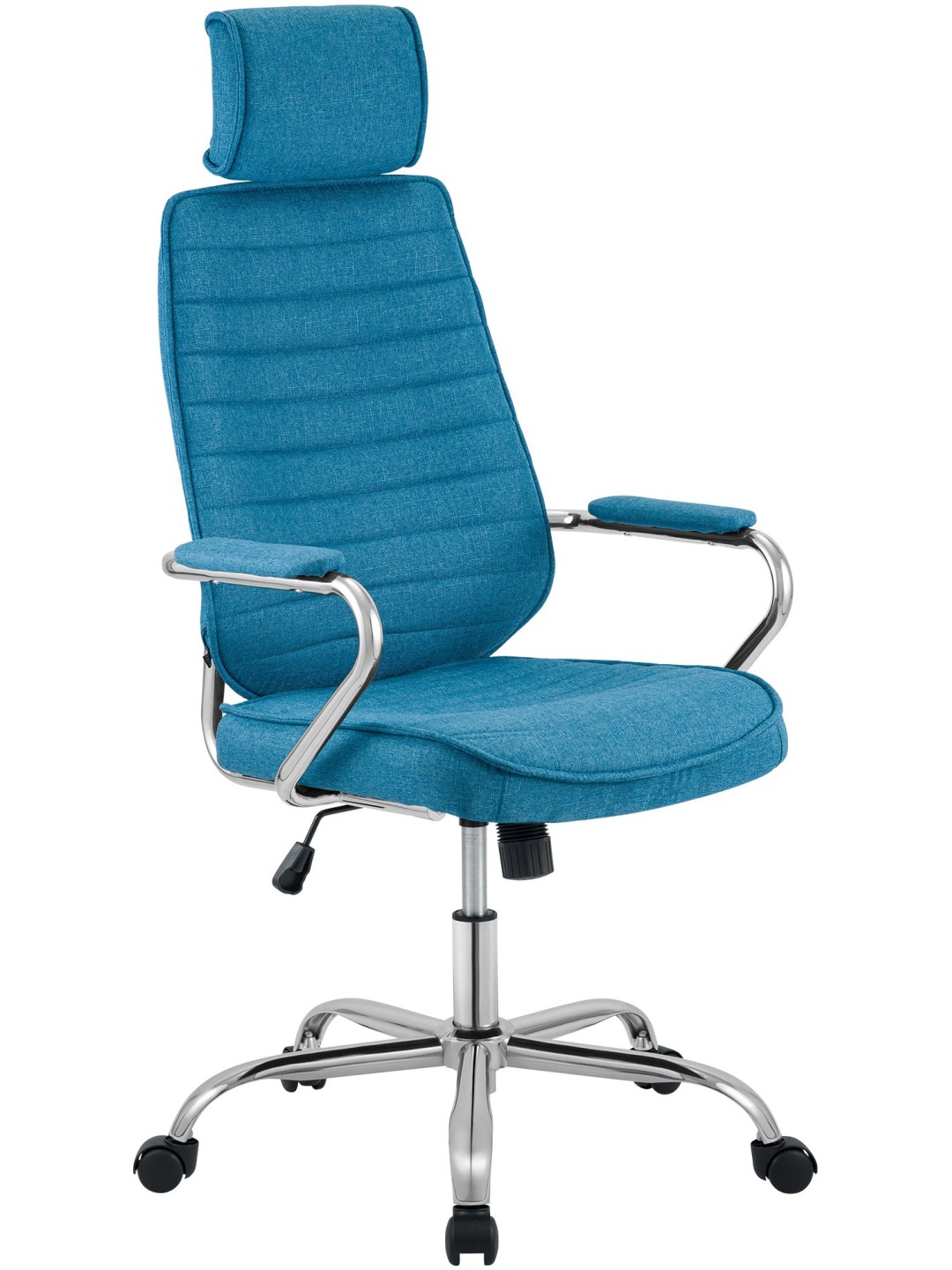 Silla de oficina Rako tela, azul