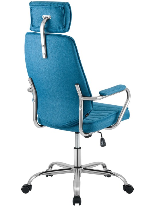 Silla de oficina Rako tela, azul