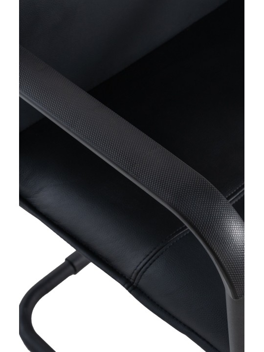 Silla de visita Seattle, negro/negro