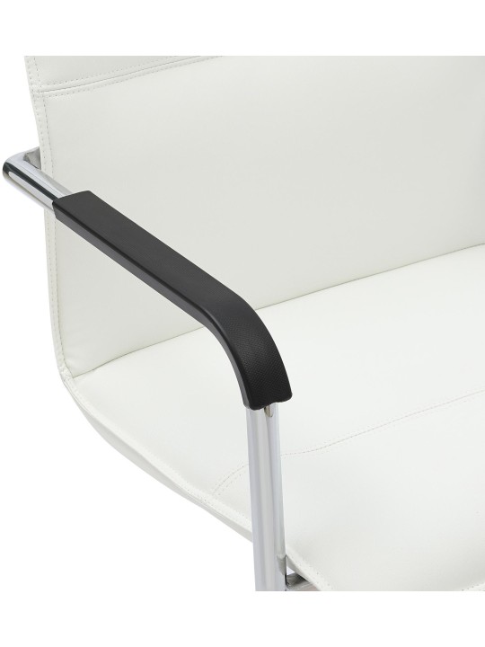 Juego de 2 sillas de visita Seattle, blanco Juego de 2 sillas de visita Seattle, blanco