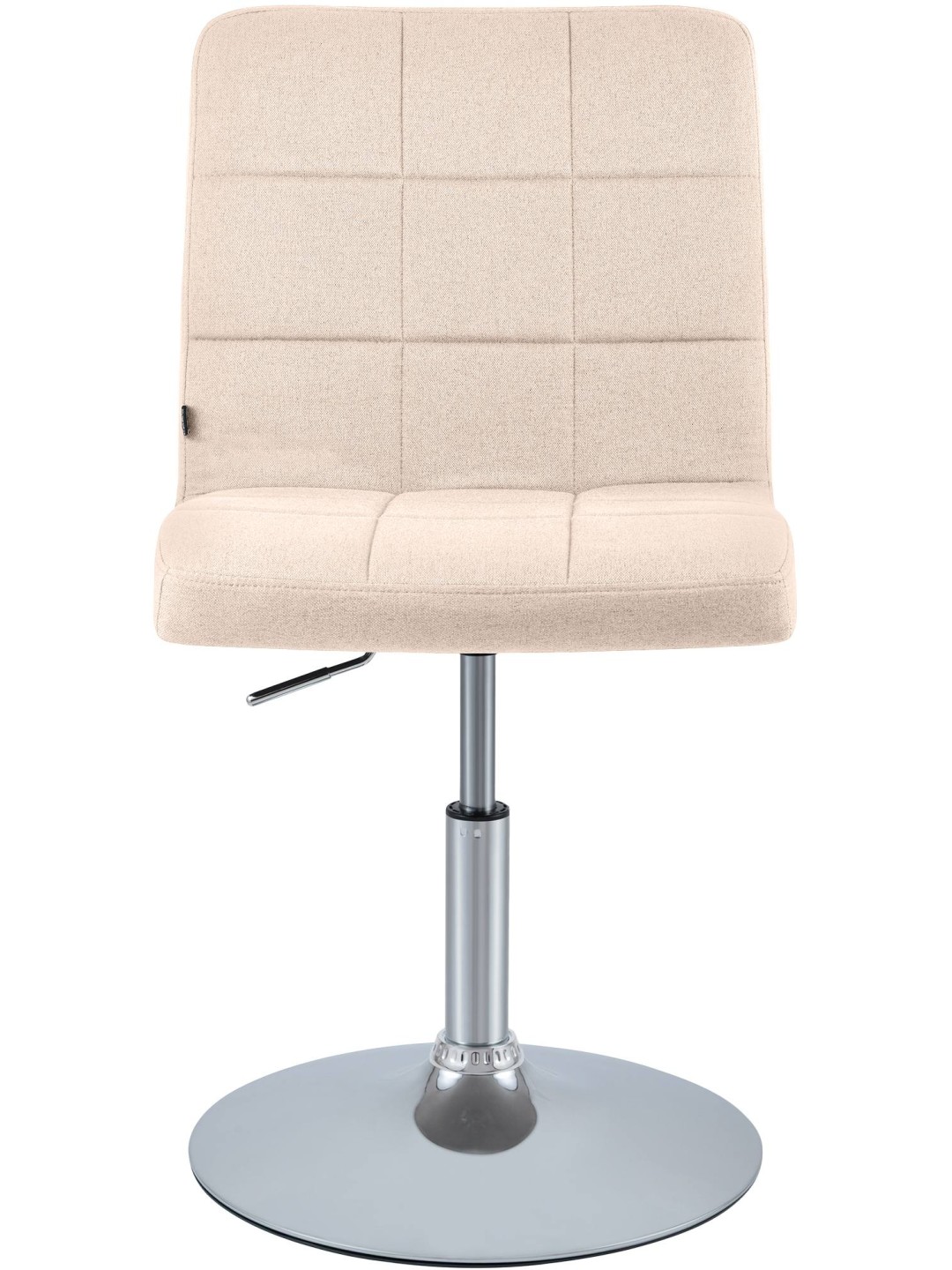 Silla Ricky tela, crema