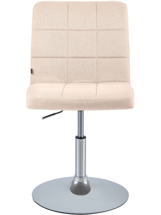 Silla Ricky tela, crema