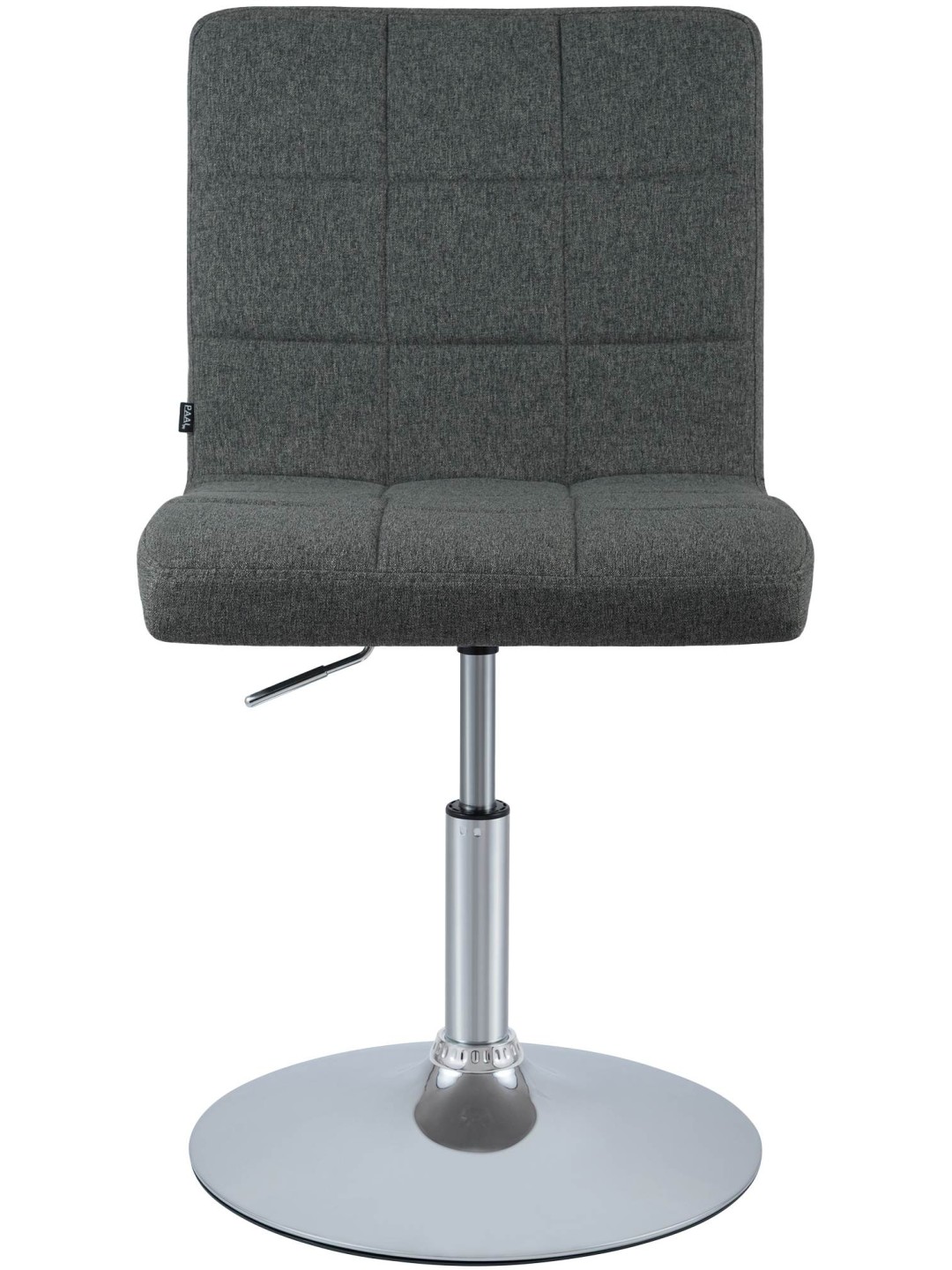 Silla Ricky tela, gris oscuro