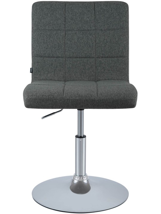 Silla Ricky tela, gris oscuro