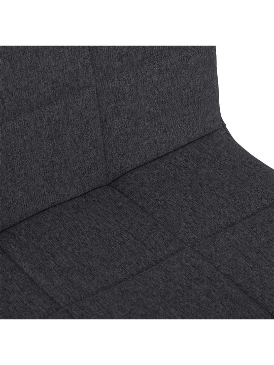 Silla Ricky tela, negro