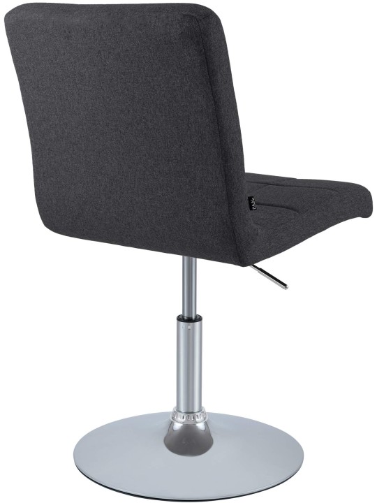 Silla Ricky tela, negro