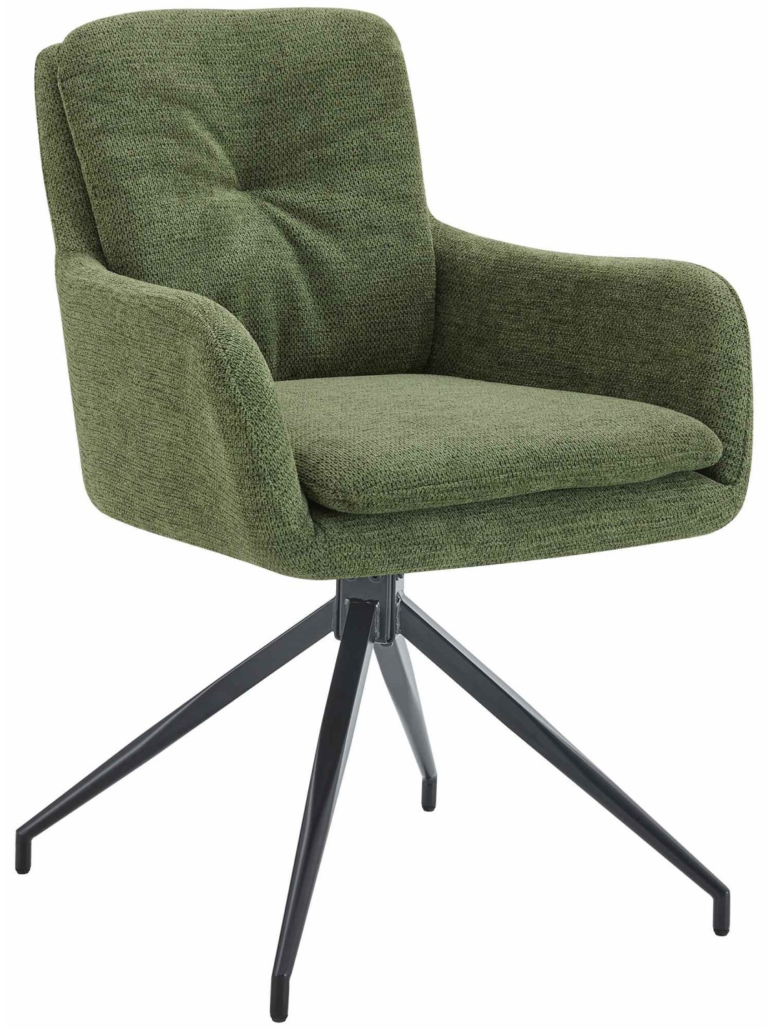 Silla de comedor tela Pickett, verde
