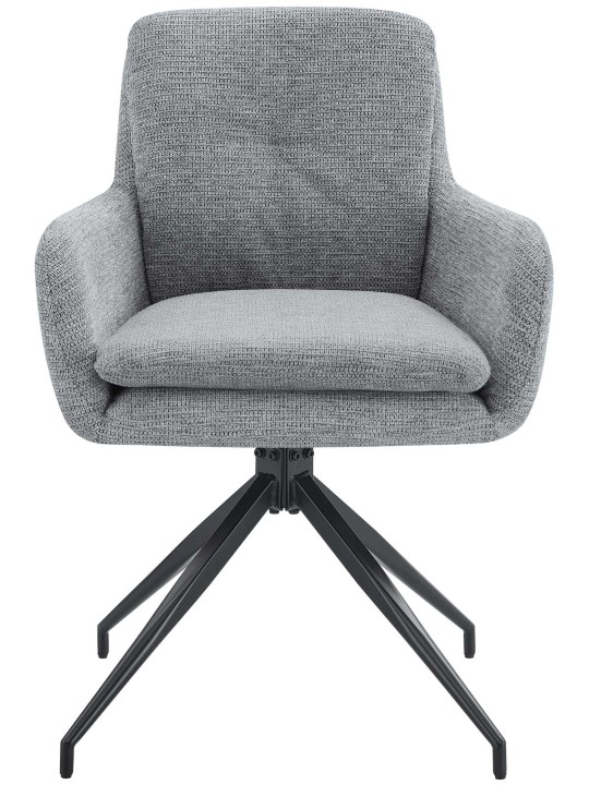 Silla de comedor tela Pickett, gris