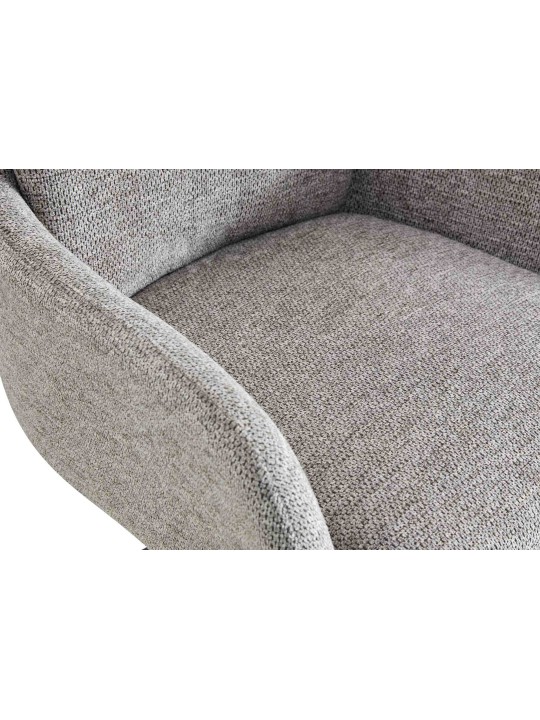 Silla de comedor tela Pickett, taupe