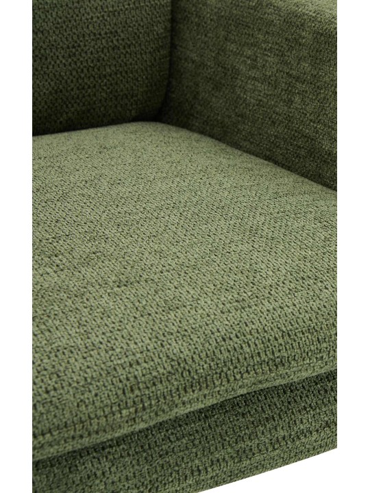 Juego de 2 sillas de comedor tela Pickett, verde