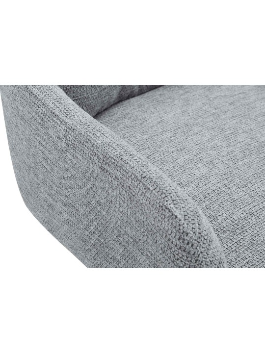 Juego de 2 sillas de comedor tela Pickett, gris