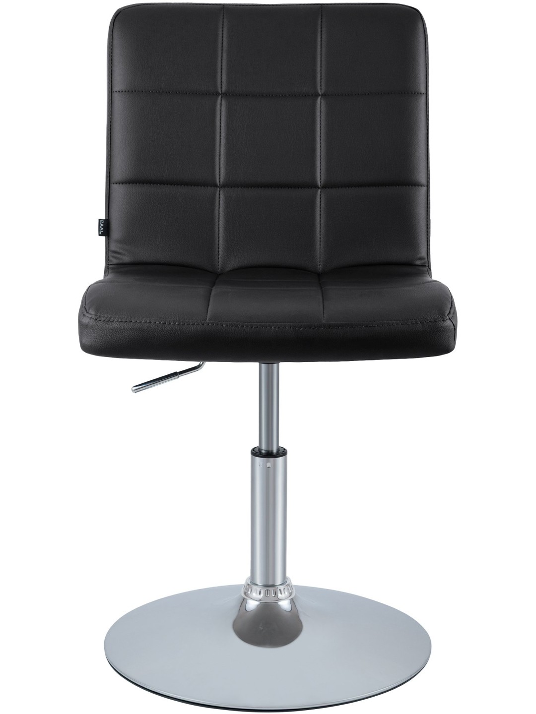 Silla Ricky símil piel, negro